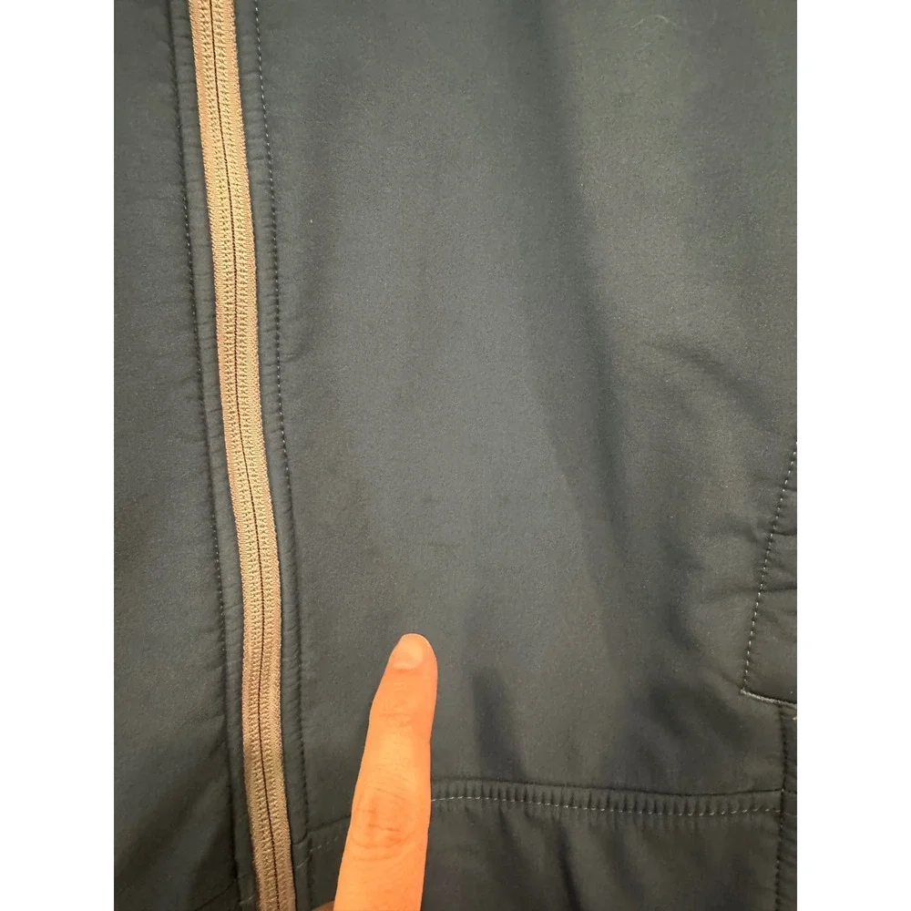 The North Face Summit Series Windstopper Softshell Jacket Mens Medium Blue Grey
